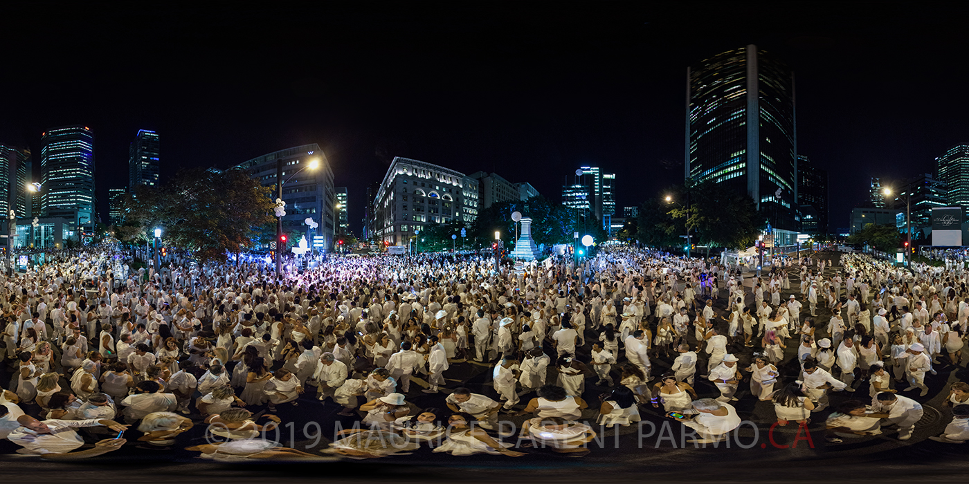 Diner en blanc, Montréal, Québec