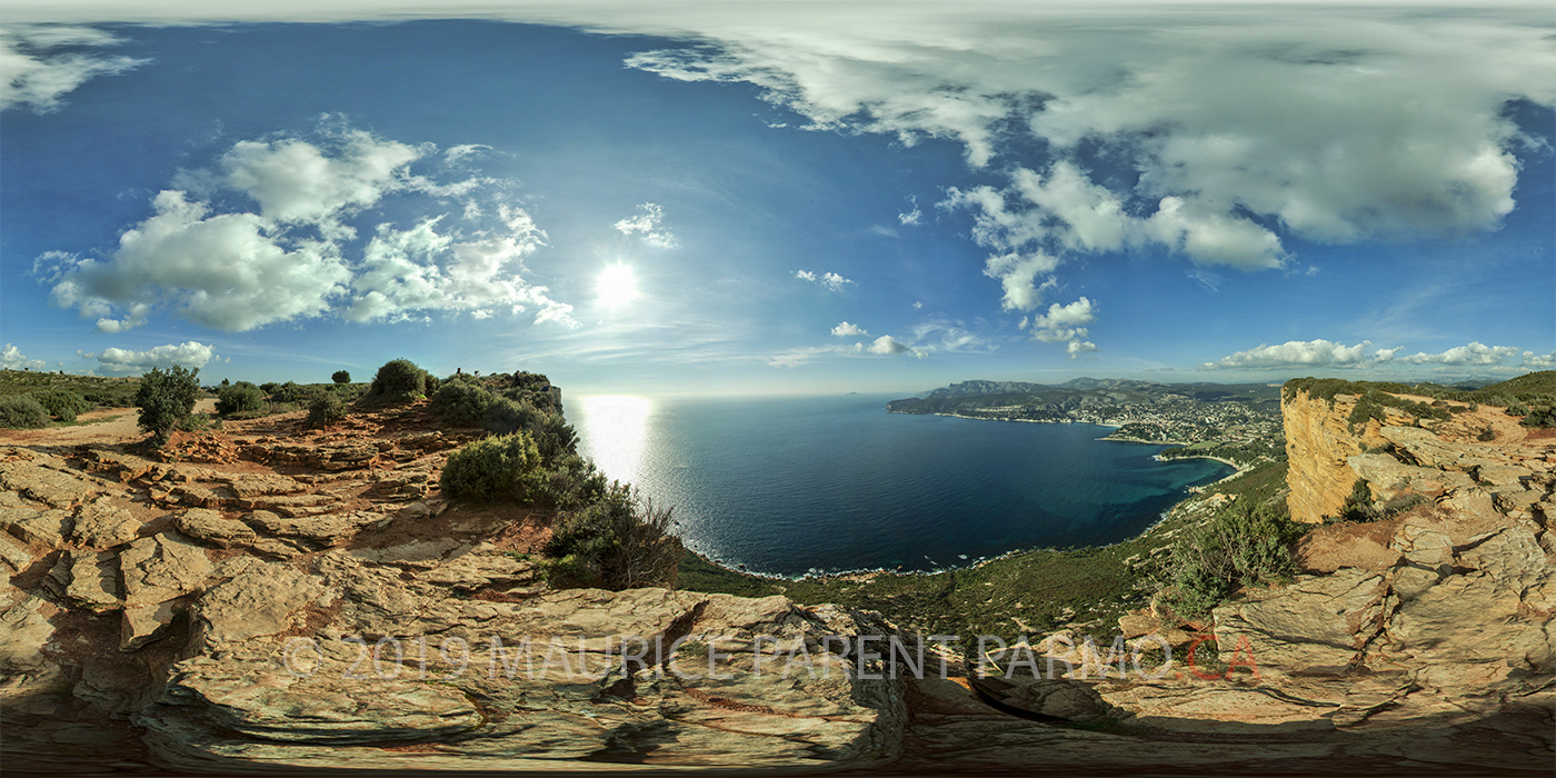 Cassis vue de Cap Canaille, France