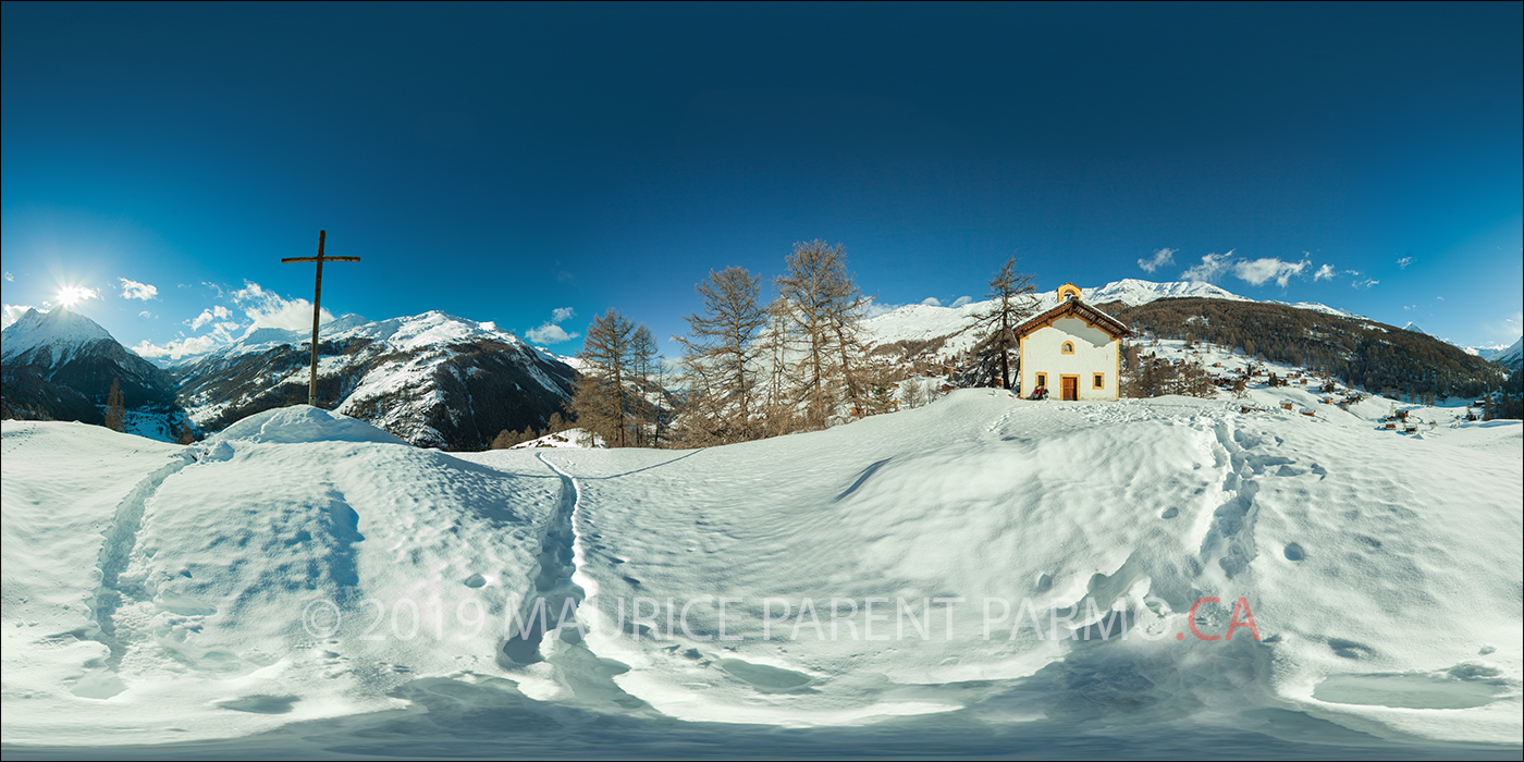 La chapelle Val D'Herens, Suisse